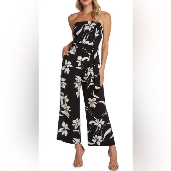 Willow Ryan Strapless Wide Leg Jumpsuit - Picture 1 of 5